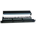 24 port/way CAT5E Shielded patch panel -1U 19" rack mount rj45 ethernet network